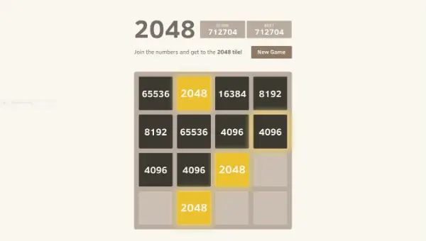 2048 hacked